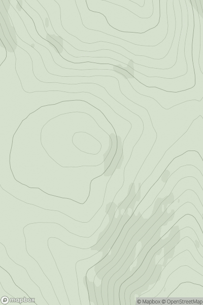 Thumbnail image for Carn Mor [Loch Lomond to Strathyre] showing contour plot for surrounding peak